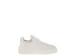Hogan Low-Top Sneaker - Sporty Nappa Leather Trainers With H Accents - Gr. 38 (EU) - in Weiß - für Damen
