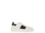 Hogan Low-Top Sneaker - Sporty Nappa Leather Sneakers With Vertical Stripe - Gr. 6_5 - in Weiß - für Damen