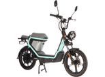 E-Motorroller SAXXX "Prima E", blau (türkis, grau), Elektromotorroller, 25 km/h, B:68cm H:103cm L:172cm