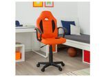 HTI-Living Schreibtischstuhl höhenverstellbar Daytona Junior Orange
