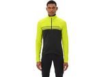 Radtrikot VAUDE "MEN`S POSTA LS TRICOT II", Gr. L, grün (bright grün), Obermaterial: 89% Polyester, 11% Elasthan, Trikots