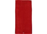 Duschtuch ROSS "Sinfonie", rot (kirsche), B:70cm L:140cm, Frottier, Obermaterial: 100% Baumwolle, Handtücher, in modernen Unifarben