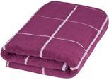 Duschtuch ROSS "Cashmere Überkaro", pink (fuchsia), B:75cm L:140cm, Frottier, Baumwolle, Handtücher, 100% Baumwolle, kariert, in modischen Karo Farben