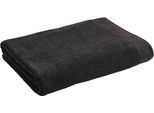 Badetuch CHRISTY "LUXE", schwarz, B:90cm L:165cm, Walkfrottier, Obermaterial: 100% Baumwolle, Handtücher, Badetuch, Luxus Badetuch in Premium Qualität mit 730g/m², 90x165cm, 1er Set