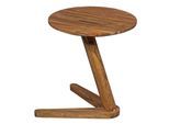 KADIMA DESIGN Beistelltisch Teko, Sheeshamholz, Rund, 50 cm Höhe - Einzigartig & Vielseitig