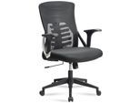 Ergonomischer Bürostuhl Atmungsaktiver Drehstuhl mit Mesh-Netzrücken 4-fach Lordosenstütze & Wippmechanik Höhenverstellbar Kadima Design