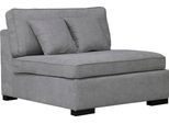 Sofa-Mittelelement HOME AFFAIRE "Skara", grau (hellgrau), B:90cm H:86cm T:100cm, Polsterelemente, Modul zum eigenen Zusammenstellen, in vielen Bezugsqualitäten