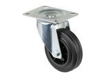 BS Rollen Lenkrolle L400.B40 Rad D 100mm 70kg, Stahl verzinkt (L400.B40.100)