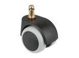 BS Rollen Bürostuhlrolle, Durchmesser 50mm, G15.050 Einschlagstift Kunststoff schwarz (G15.050/G45.011)