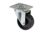 BS Rollen Lenkrolle F25, mit Platte, Durchmesser 38, B 18mm, 25kg Kunststoff (F25.038)