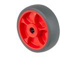 BS Rollen Gummirad B44, Durchmesser 100, F003 grau, Achs, Durchmesser 12, 100kg (B44.101.F003)