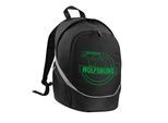 multifanshop Rucksack - Wolfsburg - Meine Fankurve - Druck grün - Tasche