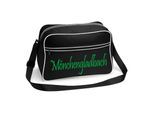 multifanshop Retrotasche - Mönchengladbach - Schriftzug - Druck grün - Tasche
