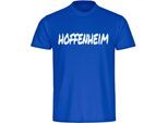 multifanshop Herren T-Shirt - Hoffenheim - Textmarker - Druck weiß - Männer