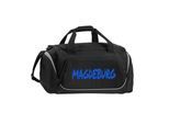 multifanshop Sporttasche - Magdeburg - Textmarker - Druck blau - Tasche