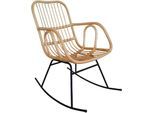 HOFMANN LIVING AND MORE Schaukelsessel 1 Stk. tlg. Handgeflochten