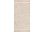 Duschtuch DYCKHOFF "Planet", beige (sand), B:70cm L:140cm, Walkfrottier, Obermaterial: 100% Baumwolle, Handtücher
