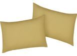 Kissenbezug BELLANA "Mako-Jersey-Exclusiv", beige (weizen), B:60cm L:40cm, Baumwolle, Obermaterial: 100% Baumwolle, Kissenbezüge, Kissenbezug, aus reiner Baumwolle