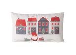Boltze Home Kissen Weihnachtsmotiv Monti 30/50 cm , Textil , Heimtextilien, Wohntextilien, Kissen, Zierkissen