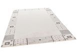 Wollteppich THEKO "Denver 1999", beige, B:170cm H:16mm L:240cm, Schurwolle, Teppiche, reine Wolle, Gabbeh Design, handgeknüpft, mit Bordüre