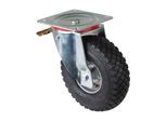 BS Rollen Transportrolle L420.C90.261 Lenkrolle mit Totalfeststeller, Raddurchmesser 260 mm,)