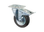 BS Rollen Transportrolle L420.B55.161 Lenkrolle mit Totalfeststeller, Raddurchmesser 160 mm,)