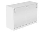 Schiebetürenschrank NEVADA, B 1200 x H 825 mm, weiss