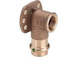 Viega Sanpress Wandscheibe 116057 22 mm x Rp 3/4, Rotguss oder Siliziumbronze, SC-Contur