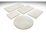 Badematte WECON HOME BASICS "Emil", beige (creme,beige), H:25mm, Polyester, Badematten, Badematte, waschbar, rutschfest, strapazierfähig, pflegeleicht und super weich