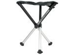Walkstool - Dreibeinhocker Comfort - Campingstuhl Gr Sitzhöhe 45 cm grau
