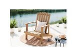 Ambia Garden Garten-Relaxsessel, Akaziefarben, Holz, Akazie, vollmassiv, 67x74x85 cm, inklusive Armlehnen, Gartenmöbel, Gartenliegen, Liegestühle