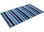 Badematte VOSSEN "»Fancy«", blau (reflex blau), H:16mm, Polyacryl, Badematten, Badematte
