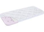 Babymatratze TRÄUMELAND "Brise Light Matratze passend für Kinderwagen Joolz Day+", weiß, B:34cm H:4cm L:78cm, Bezug (oben): 62% Polyester, 38% Lyocell (TENCEL™). Bezug (unten): 100% Polyester. Steppfüllung: 100% Polyester, Matratzen