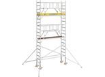 ZARGES S-PLUS Fahrgerüst, Plattform 1,80 x 0,60 m, Arbeitshöhe 6,45 m