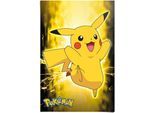 Poster REINDERS "Pickahu Pokémon", gelb (farbe bild(er): gelb), B:61cm H:91,5cm, Papier, Bilder, Poster