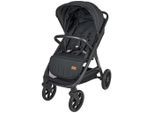 Jimmylee Buggy , Schwarz , Textil , 58.5x106x94 cm , EN 1888 , Fußstütze abklappbar, kugelgelagerte Räder, 5-Punkte-Gurt, Doppelbremse, Griff in