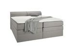 Boxspringbett Flexi 2 in Grau ca. 160x200cm