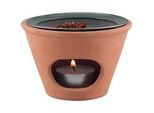 Räucherwerkbrenner , Terracotta , Keramik, Naturmaterialien , 8.5x20x12.5 cm , Dekoration, Raumdüfte, Räucherwerk