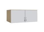 Boxxx Aufsatzschrank , Weiß, Sonoma Eiche , Holzwerkstoff , 1 Fächer , 91x39x54 cm , Schlafzimmer, Kleiderschränke, Schrankzubehör