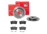 BREMBO Bremsensatz, Scheibenbremse sk8k0f8h67 Hinterachse Gelocht 253mm 10mm für Ford