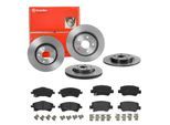 BREMBO Bremsensatz, Scheibenbremse Bremsensatz-Vorn und Hinten sg00000e44 Hinterachse innenbelüftet 290mm 26mm für TOYOTA