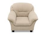 Sessel HOME AFFAIRE "Budapest zeitlos und elegant, bequeme Armlehnen", beige (natur), B:98cm H:84cm T:80cm, angenehm weiche Wildlederoptik Melrose aus 100% Polyester;schön changierende Chenille aus 44% Polyacryl, 37% Polyester und 19% Baumwolle;strapazierfähiges Microfaser aus 100% Polyester, Sessel, Sessel