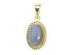 Kettenanhänger OSTSEE-SCHMUCK "Ostsee-Schmuck Anhänger Julie Anhänger Julie", gelb, Schmuckanhänger, Damen, 22 x 11mm, Gelbgold 333, 1,6 g, Kettenanhänger