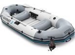 Schlauchboot INTEX "Mariner 3", grau (grau, blau), KleinbooteB:127cm H:46cm L:297cm, B:127cm H:46cm L:297cm