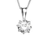 Kette mit Anhänger OSTSEE-SCHMUCK "Ostsee-Schmuck Kette mit Anhänger Folina 9 mm" Gr. 45, silber, Halsketten, Damen, 45cm, Silber 925 (Sterlingsilber), L: 40