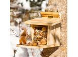 Futterhaus WINDHAGER, beige (natur), Futterautomaten