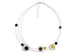 Collier OSTSEE-SCHMUCK "Ostsee-Schmuck Collier Elska Collier Elska", silber, Halsketten, Damen, 45cm, Silber 925 (Sterlingsilber), L: 45, Collier
