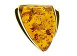 Kettenanhänger OSTSEE-SCHMUCK "Ostsee-Schmuck Anhänger Gleiter-Lara Anhänger Gleiter-Lara", gelb, Schmuckanhänger, Damen, 25 x 21mm, Gelbgold 333, 4,1 g, Kettenanhänger
