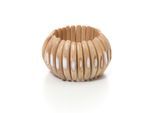 Armband "Olivia", Damen, Gr. Holz, beige (natur), COLLEZIONE ALESSANDRO, Armbänder Armband