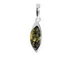 Kettenanhänger OSTSEE-SCHMUCK "Ostsee-Schmuck Anhänger Tonje Anhänger Tonje", weiß, Schmuckanhänger, Damen, 28 x 7mm, Silber 925 (Sterlingsilber), 1,6 g, Kettenanhänger